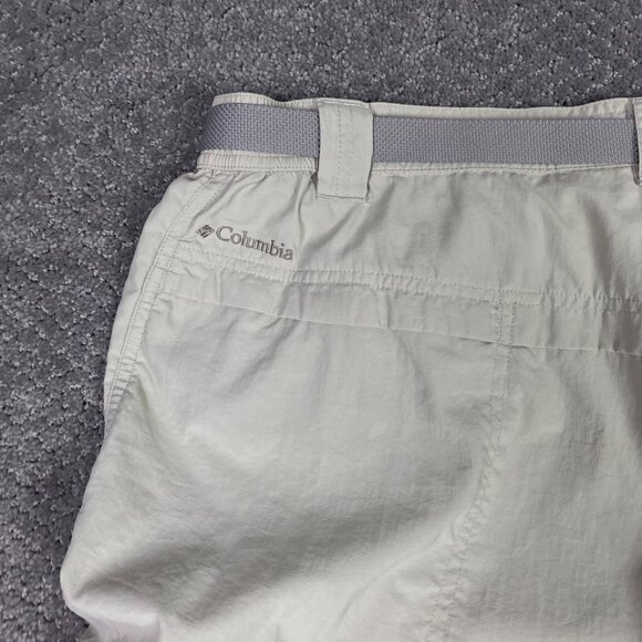 Columbia Insect Blocker Cargo Pants Men's XXL 34 Beige Belted Hiking Outdoor - Picture 7 of 15